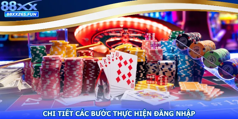 Chi tiết các bước thực hiện đăng nhập